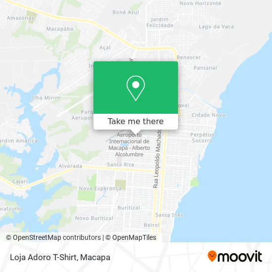 Loja Adoro T-Shirt map