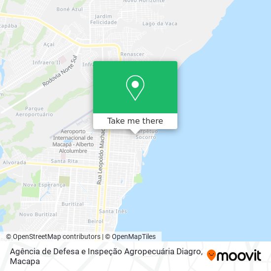 Agência de Defesa e Inspeção Agropecuária Diagro map