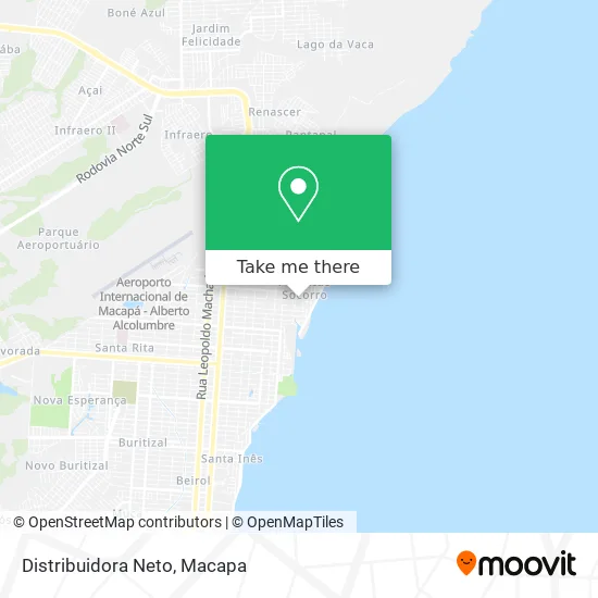 Distribuidora Neto map