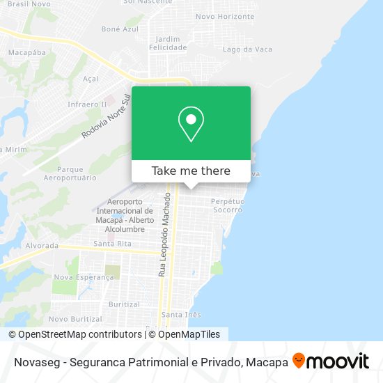 Novaseg - Seguranca Patrimonial e Privado map