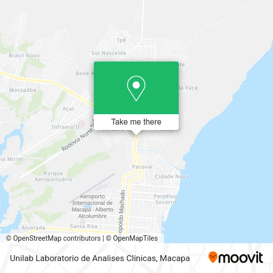 Unilab Laboratorio de Analises Clinicas map