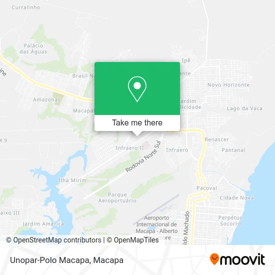 Unopar-Polo Macapa map