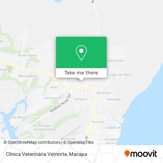 Clínica Veterinária Vetnorte map