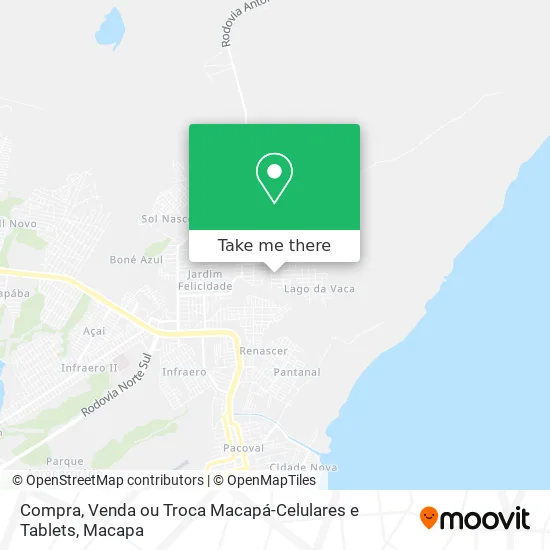 Compra, Venda ou Troca Macapá-Celulares e Tablets map