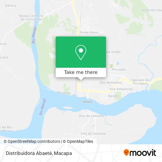Distribuidora Abaeté map