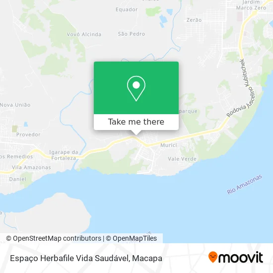 Espaço Herbafile Vida Saudável map