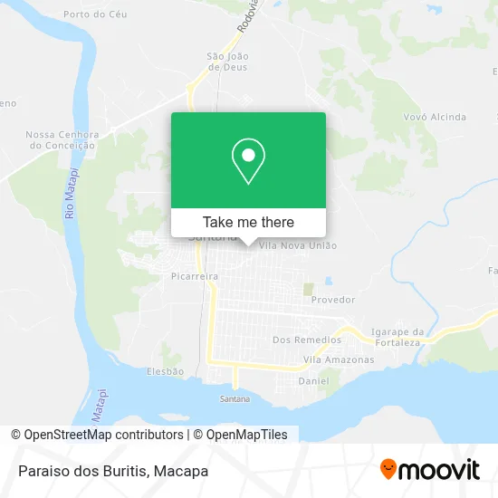 Paraiso dos Buritis map