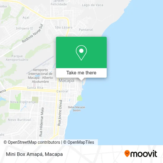 Mini Box Amapá map