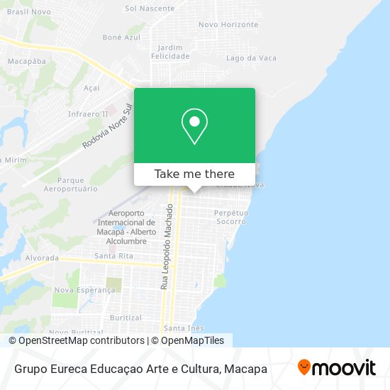 Grupo Eureca Educaçao Arte e Cultura map