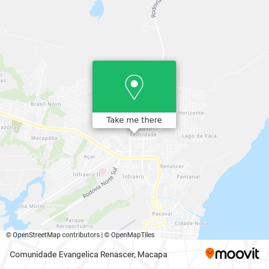 Comunidade Evangelica Renascer map