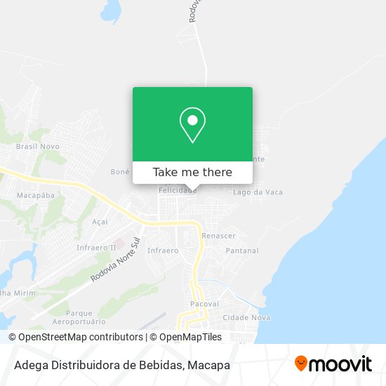 Adega Distribuidora de Bebidas map