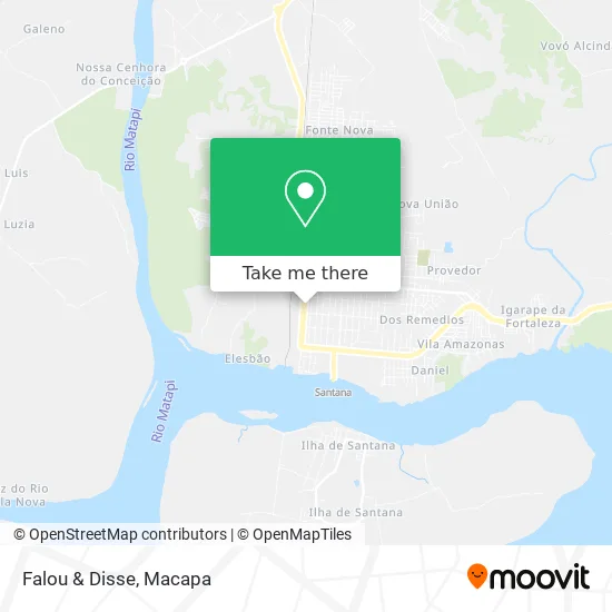 Falou & Disse map