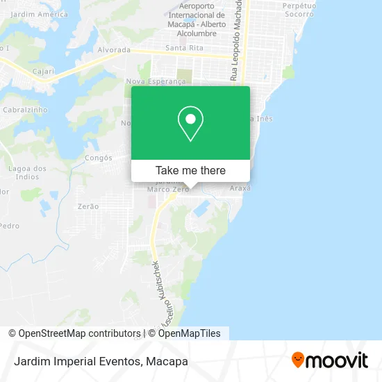 Jardim Imperial Eventos map