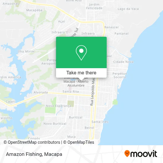 Amazon Fishing map
