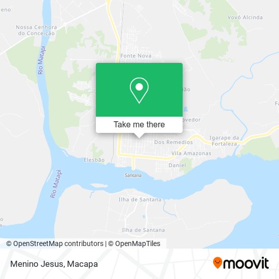 Menino Jesus map