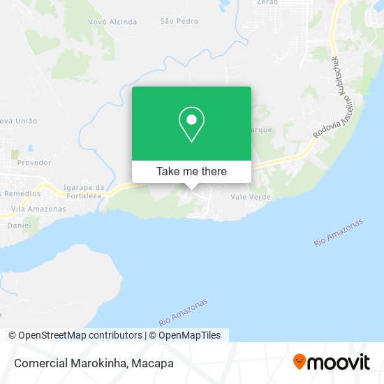 Comercial Marokinha map