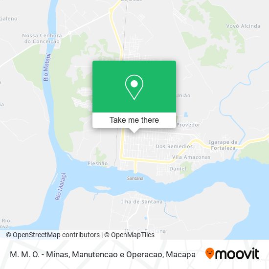 M. M. O. - Minas, Manutencao e Operacao map