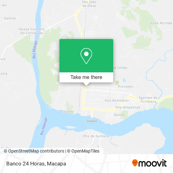 Banco 24 Horas map
