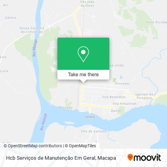 Hcb Serviços de Manutenção Em Geral map