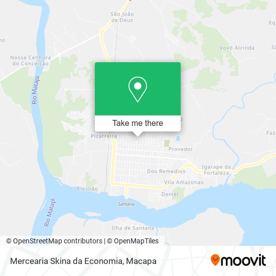 Mapa Mercearia Skina da Economia