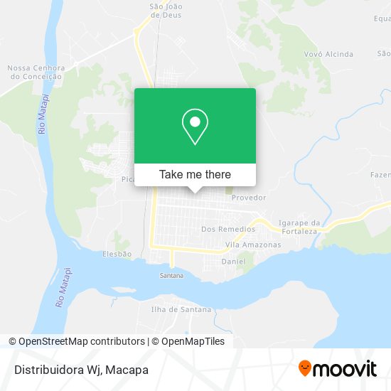 Distribuidora Wj map