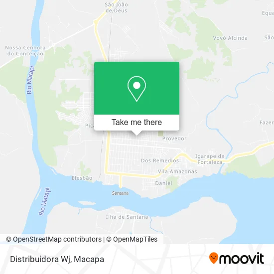Distribuidora Wj map