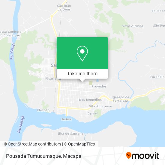 Mapa Pousada Tumucumaque