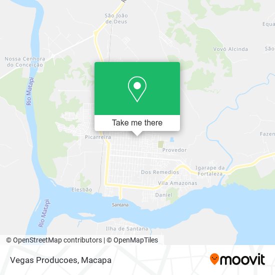 Mapa Vegas Producoes