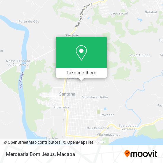 Mercearia Bom Jesus map