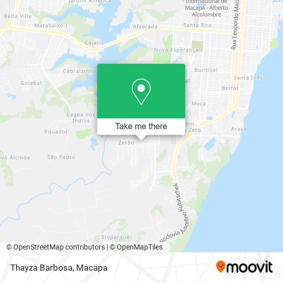 Thayza Barbosa map