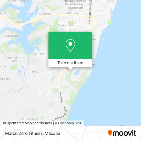 Marco Zero Fitness map