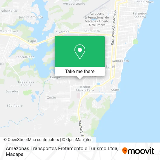 Amazonas Transportes Fretamento e Turismo Ltda map