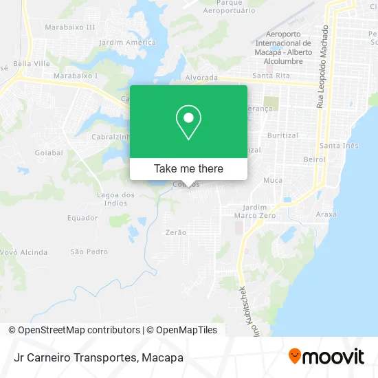 Jr Carneiro Transportes map