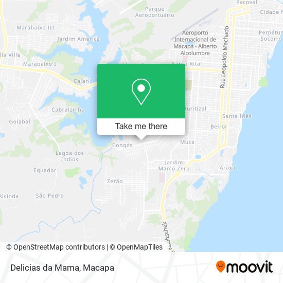 Delicias da Mama map