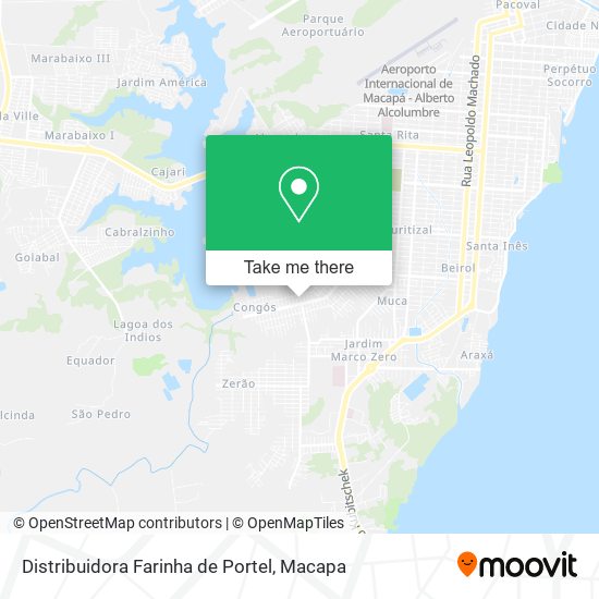 Distribuidora Farinha de Portel map