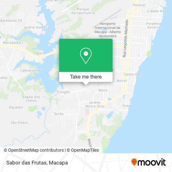 Sabor das Frutas map