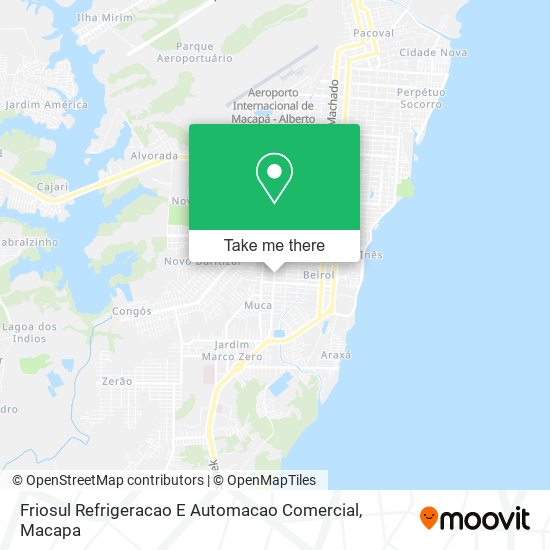 Friosul Refrigeracao E Automacao Comercial map