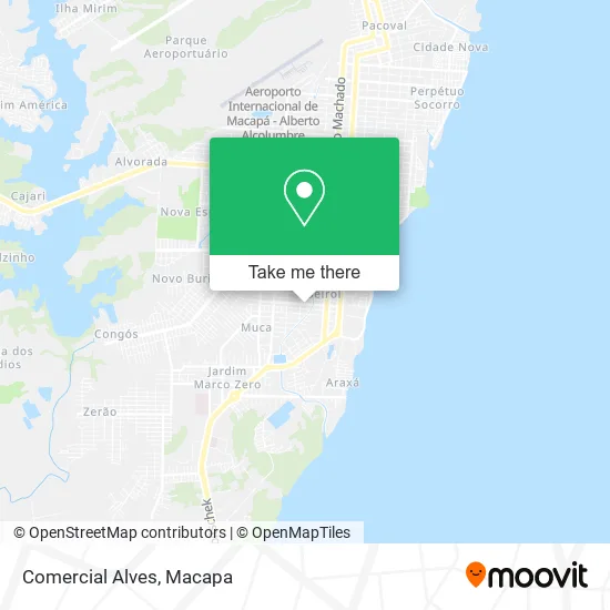 Comercial Alves map