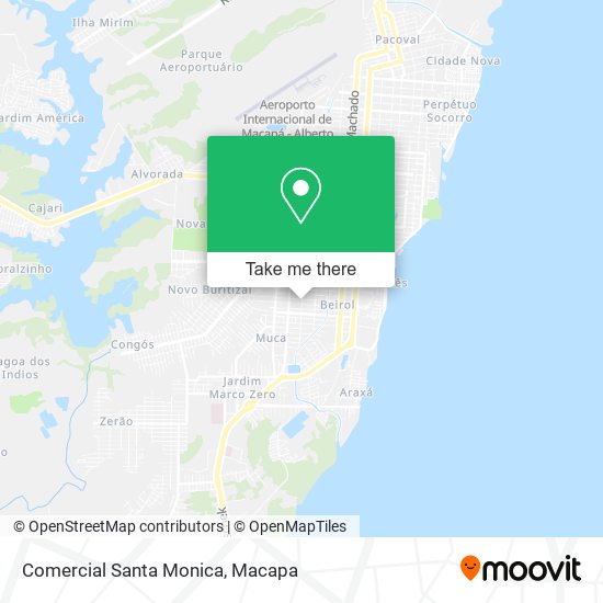 Mapa Comercial Santa Monica