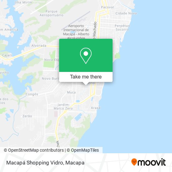 Macapá Shopping Vidro map