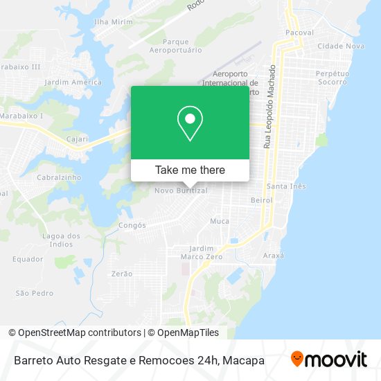 Barreto Auto Resgate e Remocoes 24h map