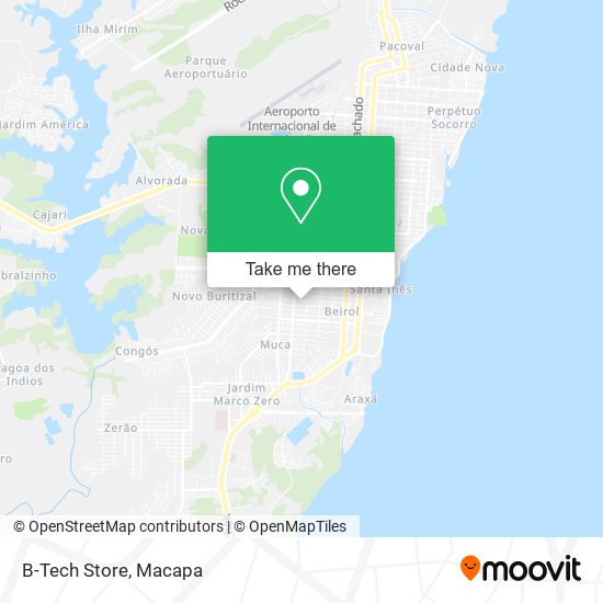 B-Tech Store map