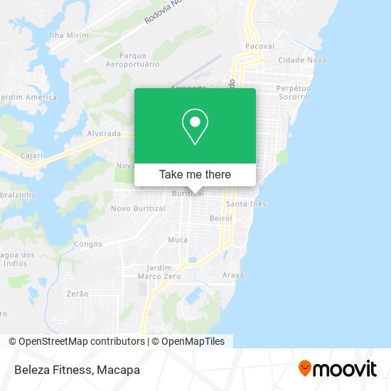 Beleza Fitness map