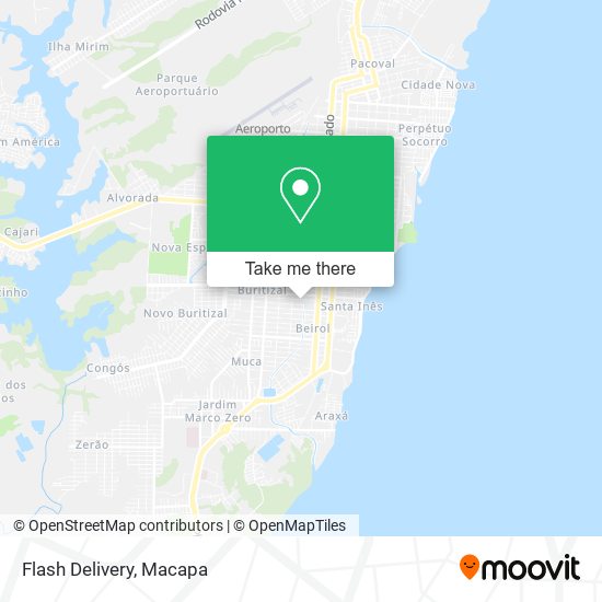 Flash Delivery map