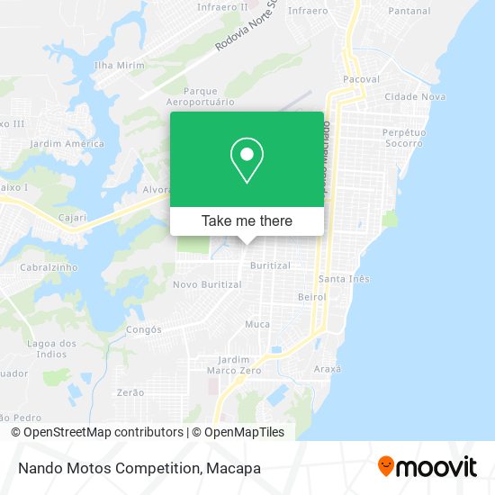 Nando Motos Competition map