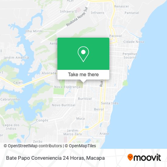 Bate Papo Conveniencia 24 Horas map