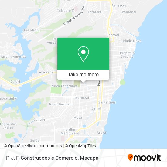 Mapa P. J. F. Construcoes e Comercio