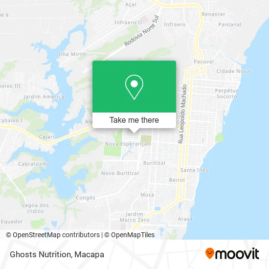 Ghosts Nutrition map