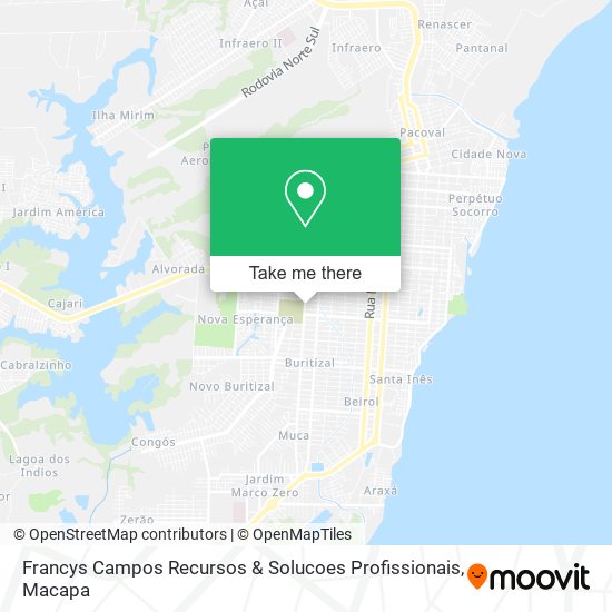 Francys Campos Recursos & Solucoes Profissionais map