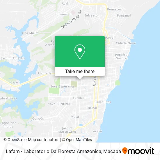Lafam - Laboratorio Da Floresta Amazonica map